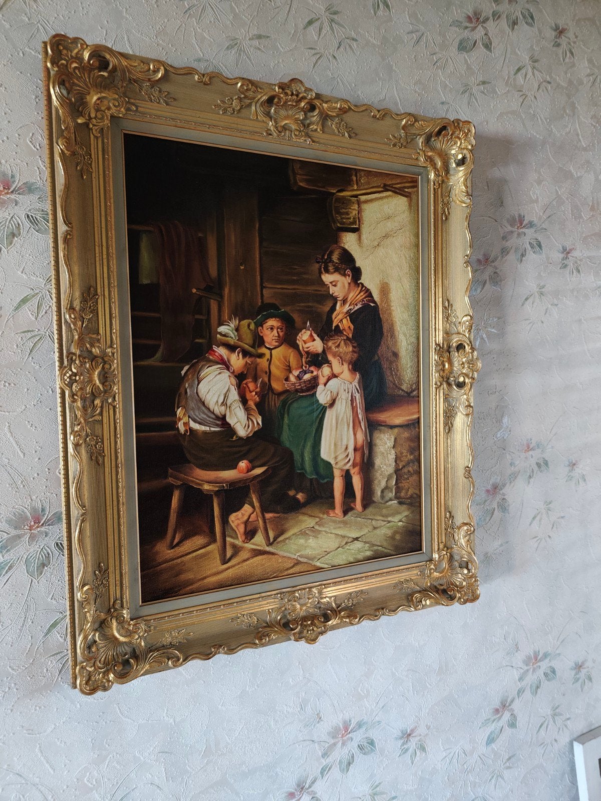 schilderij met mooie kader, Ophalen