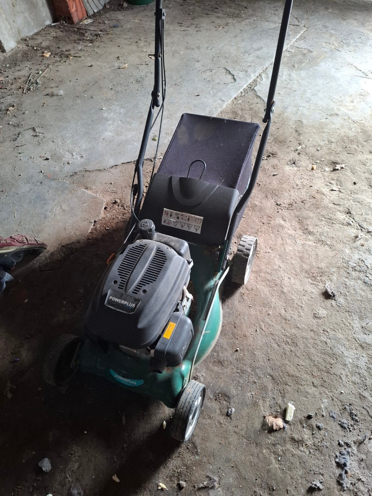 grasmaaier, Ophalen