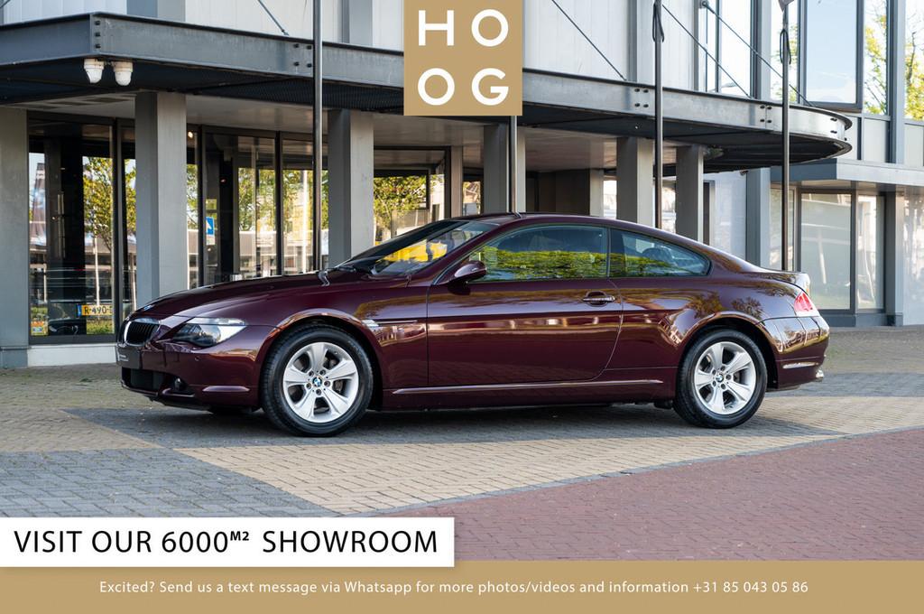 BMW 6 Serie 630i (bj 2006, automaat), Auto's, BMW, Automaat, 4 zetels, Gebruikt, Zwart