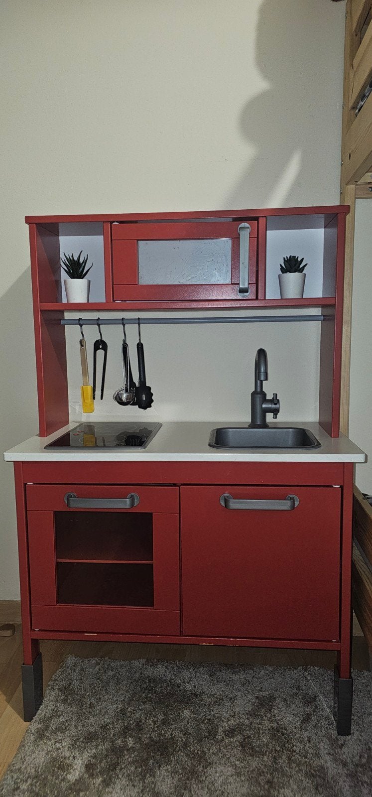 Mini cuisine enfants + accesoires, Enfants & Bébés, Enlèvement, Utilisé, Bois, Jouer à la cuisine
