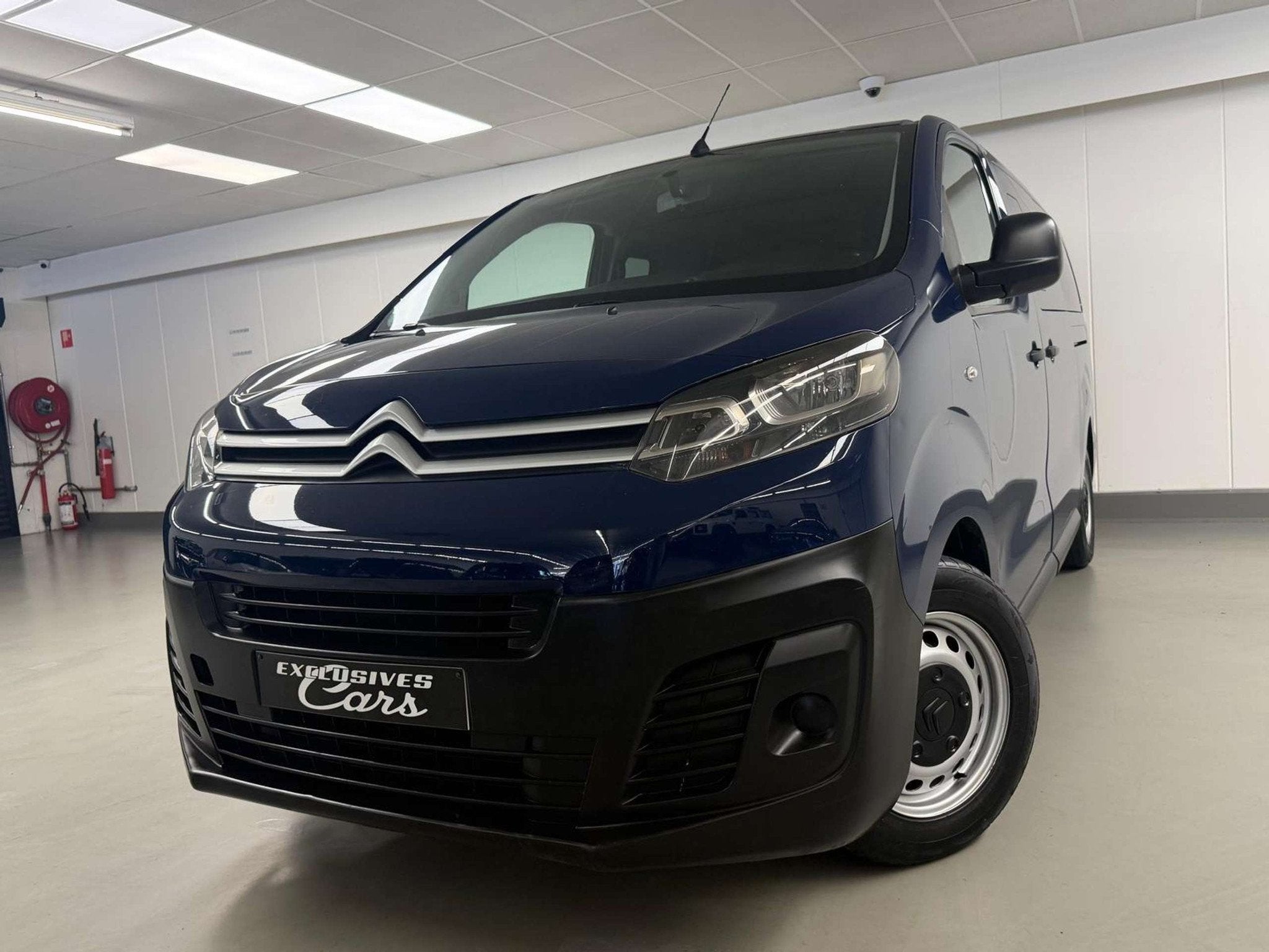 Citroën Jumpy HDI 120 CV XL LONG CHASSIS / 8 PLACES / TVAC, Auto's, Stof, Gebruikt, 4 cilinders, Blauw