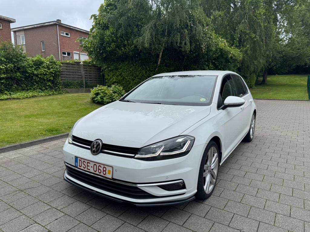 Volkswagen Golf 7 1.6 Tdi/Facelift/Compit/Euro 6/ Volledig, Testrit aan huis, Wit, Leder, Bedrijf