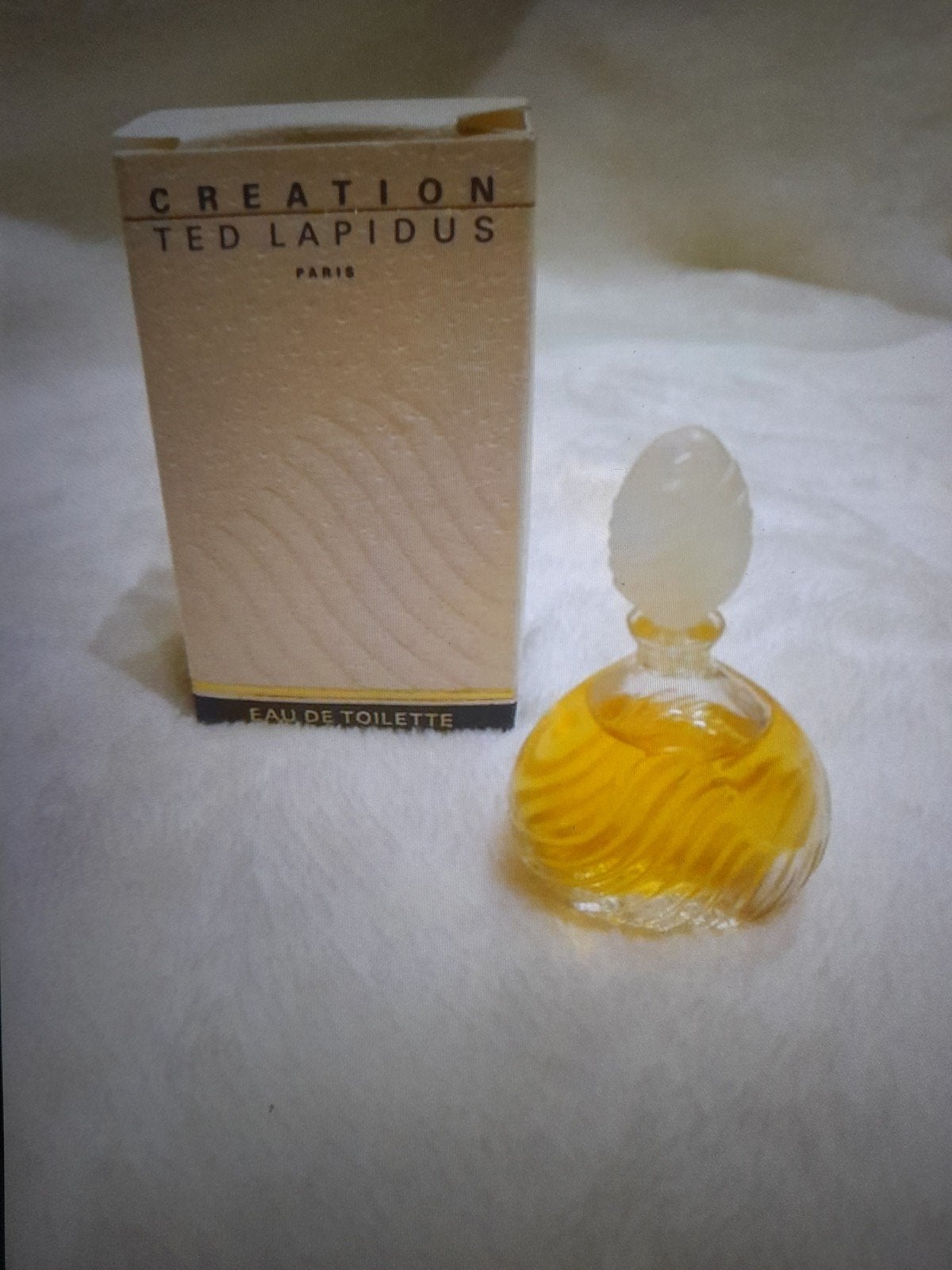 Miniature Vintage Création de Ted Lapidus Eau de toilette, Enlèvement ou Envoi, Neuf, Miniature, Plein