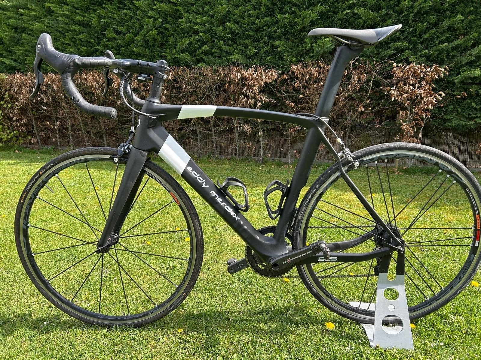 Koersfiets Eddy Merckx EM525 zwart mat, Fietsen en Brommers, Ophalen, Aluminium