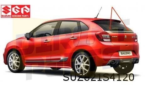 Suzuki Baleno achterkleplijst chrome (5/16-) Origineel! 8394, Autos : Pièces & Accessoires, Neuf, Arrière, -, Haillon arrière