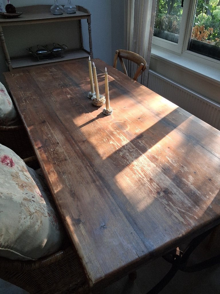 Tafel, Huis en Inrichting, Tafels | Eettafels, Ophalen, Gebruikt, 50 tot 100 cm, Vijf personen of meer