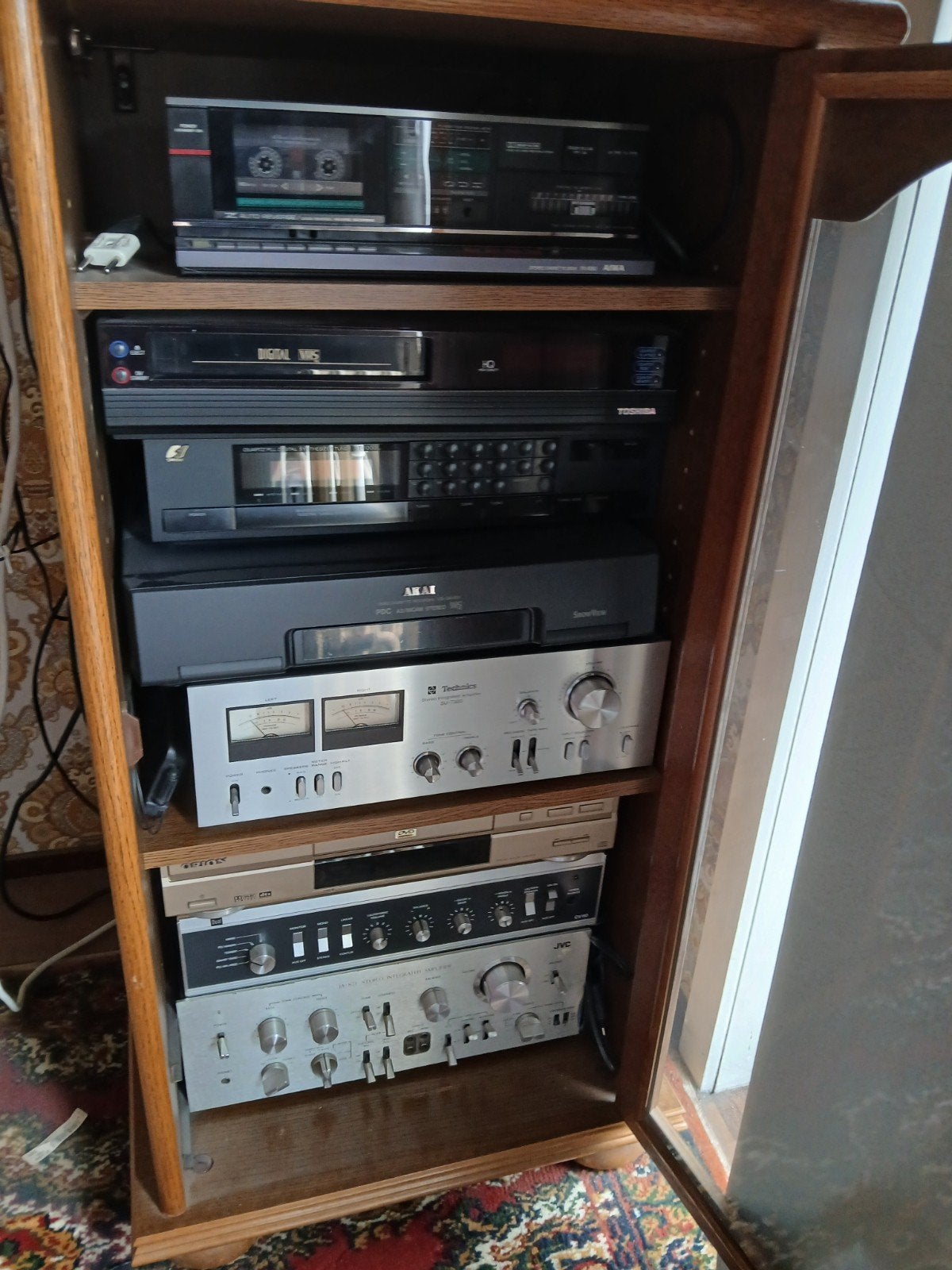 Lot de matériel hi-fi et vidéo vintage années 80/90 – Très b, Enlèvement ou Envoi, JVC