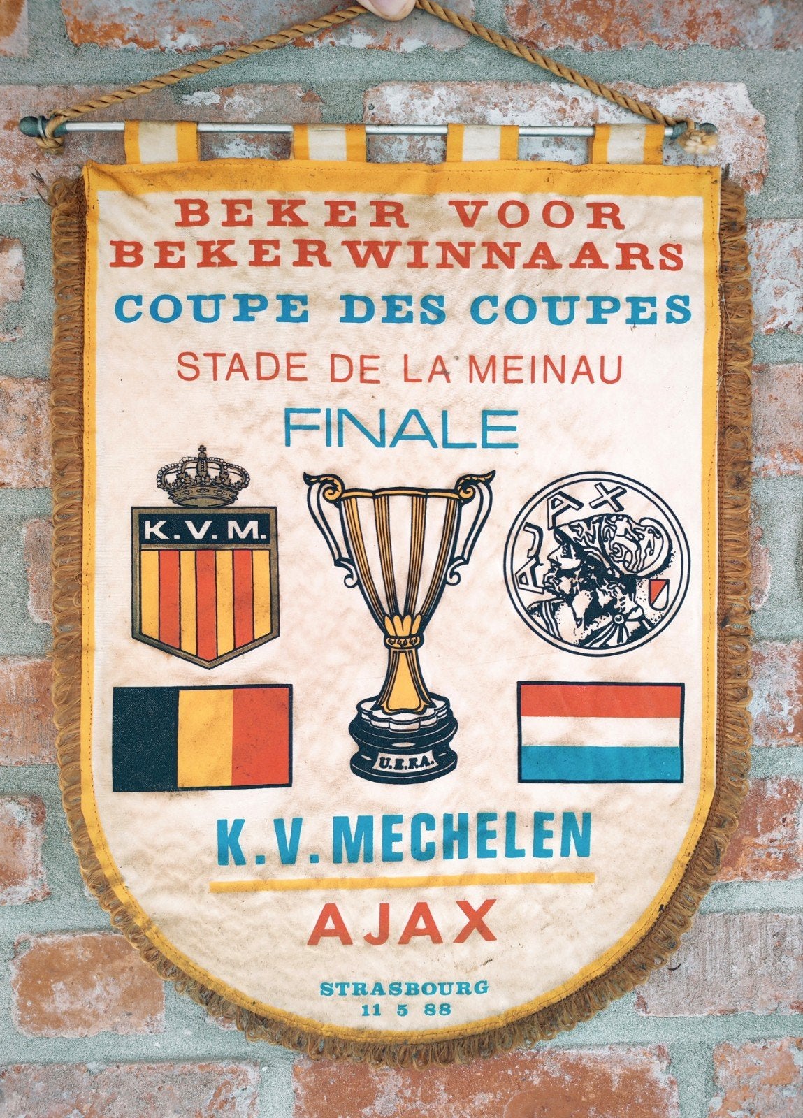 1988 KV Mechelen Ajax Amsterdam finale Europa cup, Ophalen of Verzenden