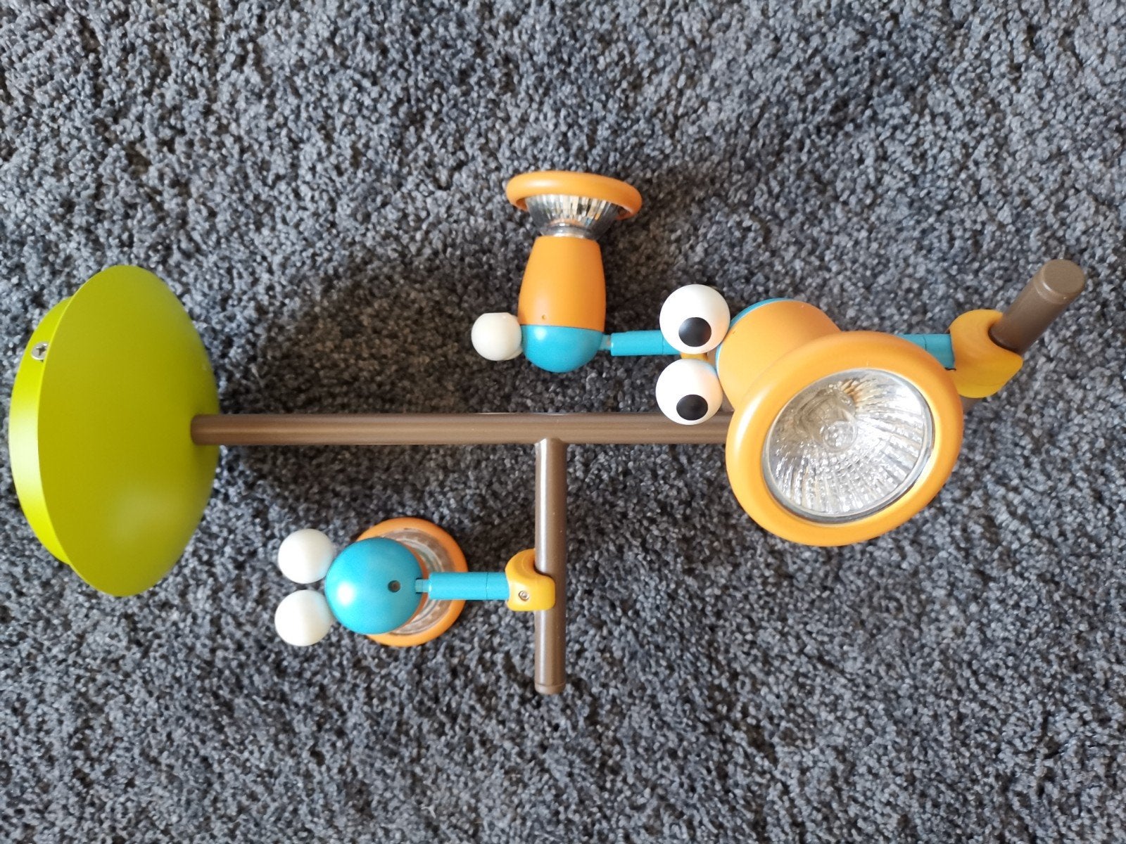 Lamp massive, vogeltjes, in prima staat, Ophalen
