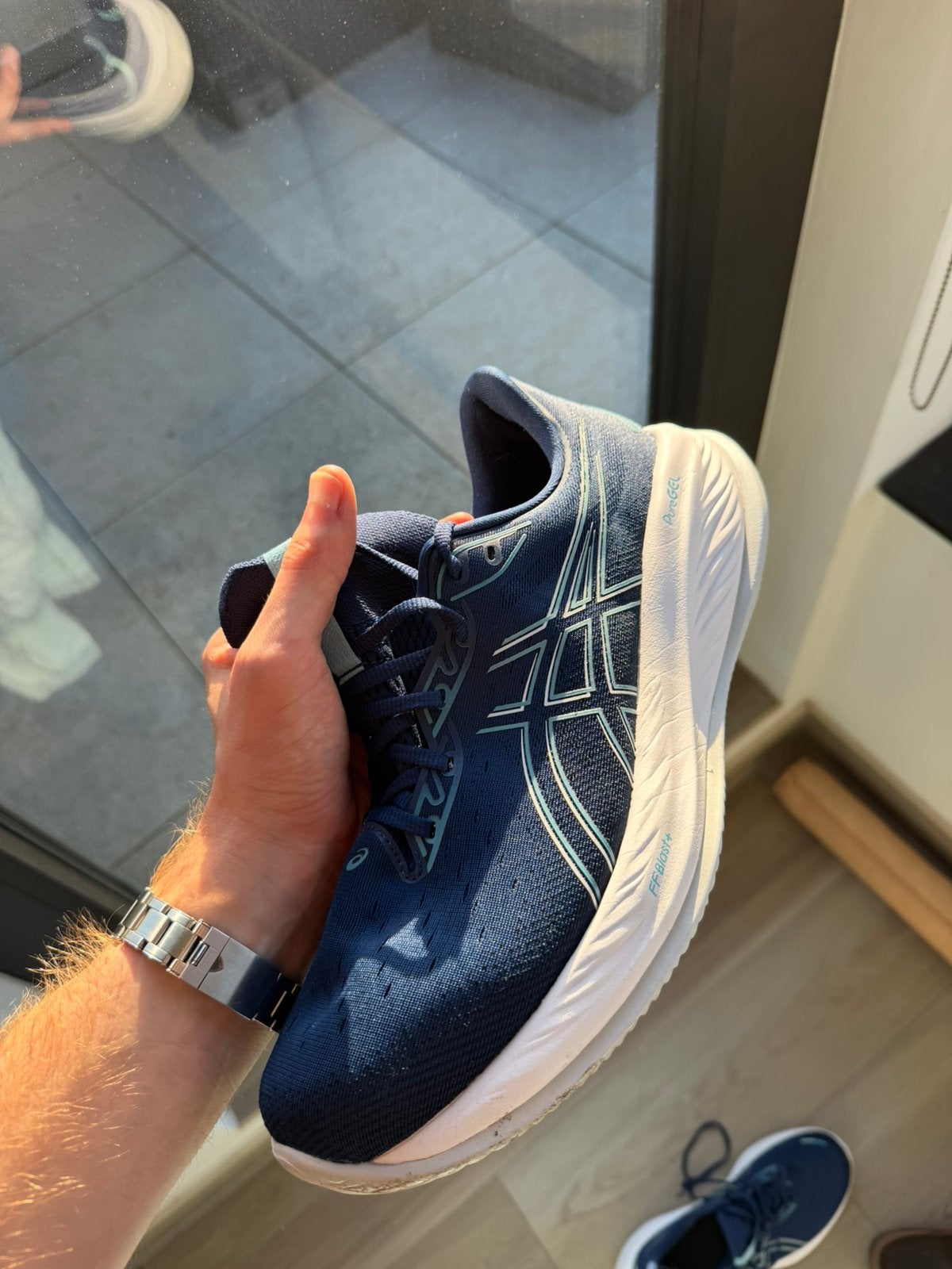 Asics Gel Cumulus 26 - maat 48, Sports & Fitness, Course à pied, Chaussures de course à pied, Comme neuf, Enlèvement