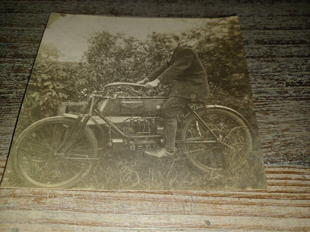moto FN echte foto wellicht fn 1908, Ophalen of Verzenden, Gebruikt, Motoren