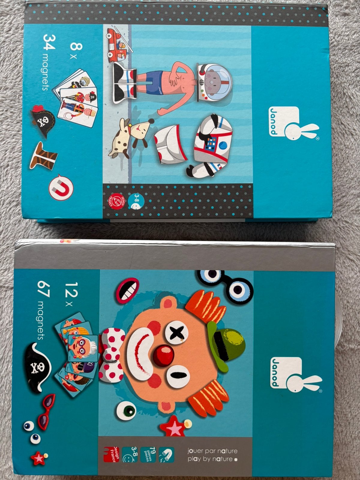 2 Janod magnetische boekenspeeltjes, Ophalen, Zo goed als nieuw