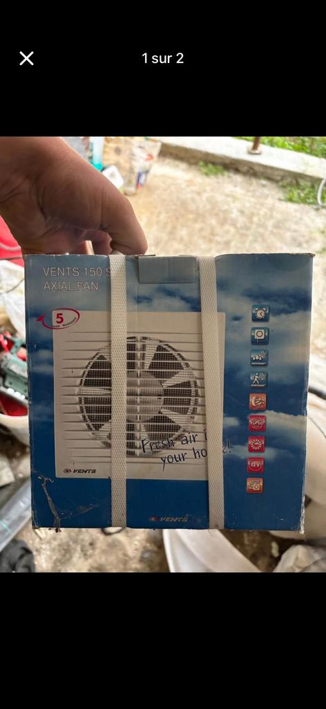 Extracteur d’air, Enlèvement, Neuf, Ventilateur et Extracteur