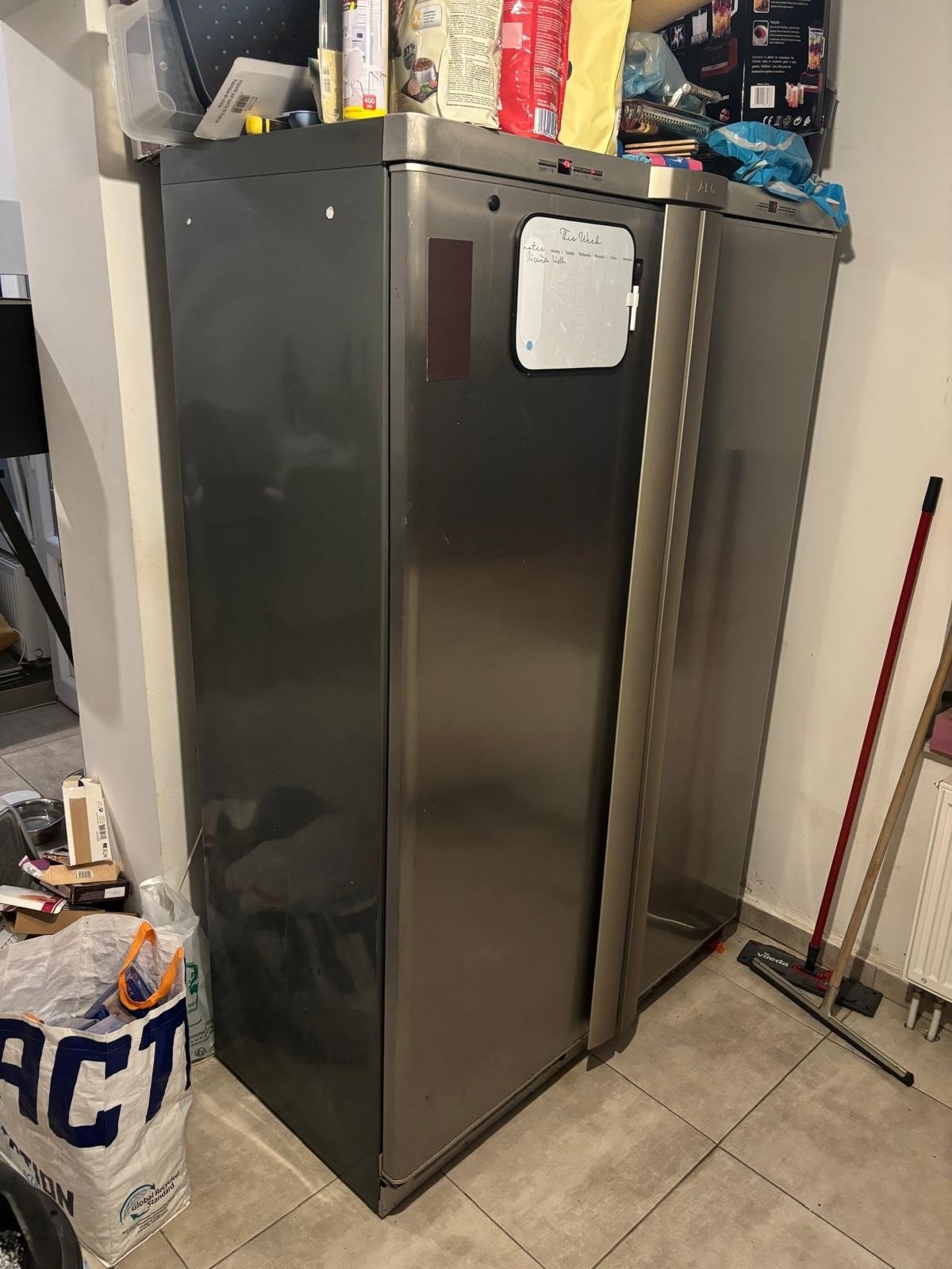 Frigo et Congélateur colonnes AEG, Electroménager, 160 cm ou plus, Enlèvement, Utilisé, 200 litres ou plus