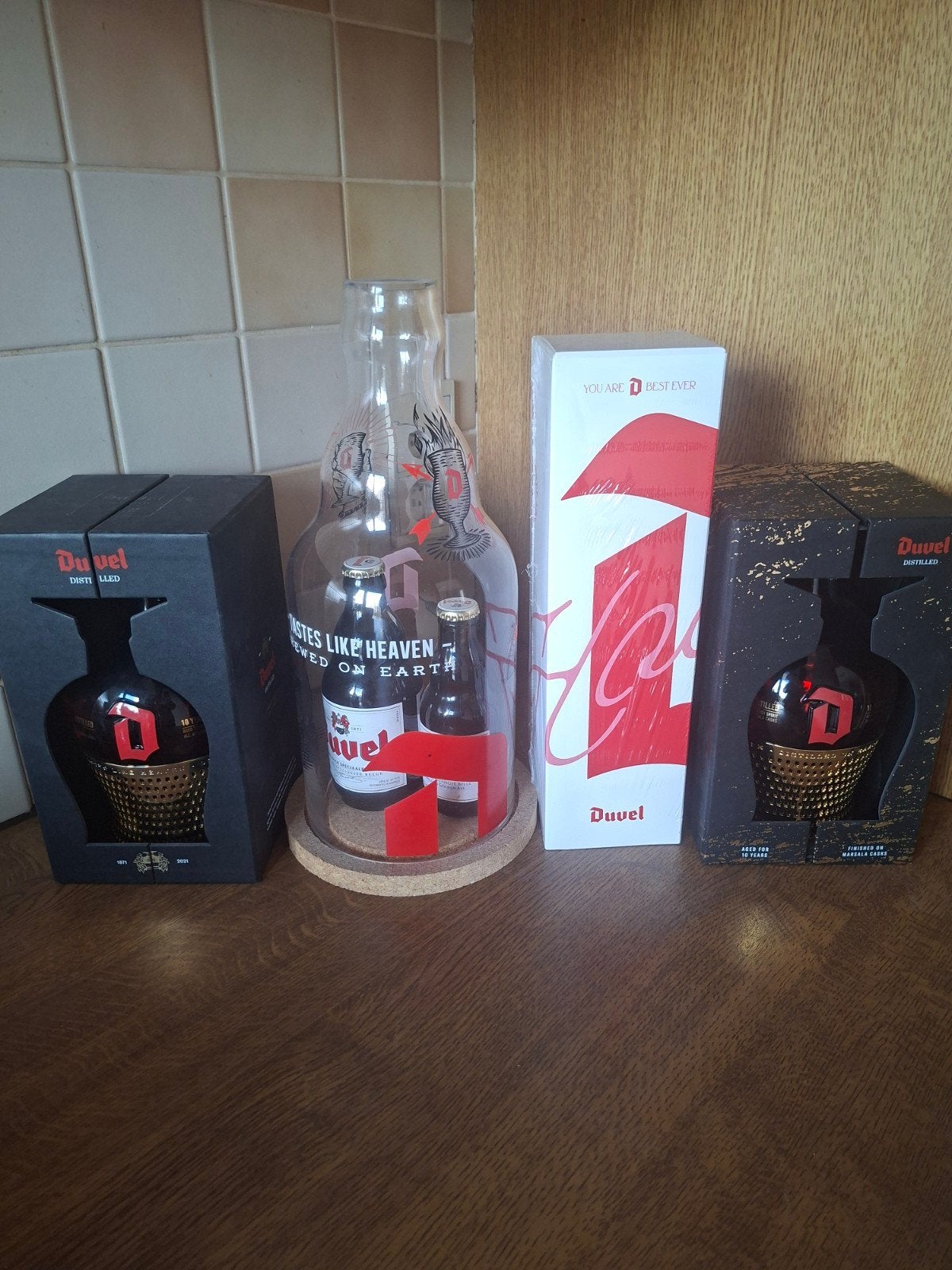 duvel pakket, Ophalen, Zo goed als nieuw, Flesje(s), Duvel