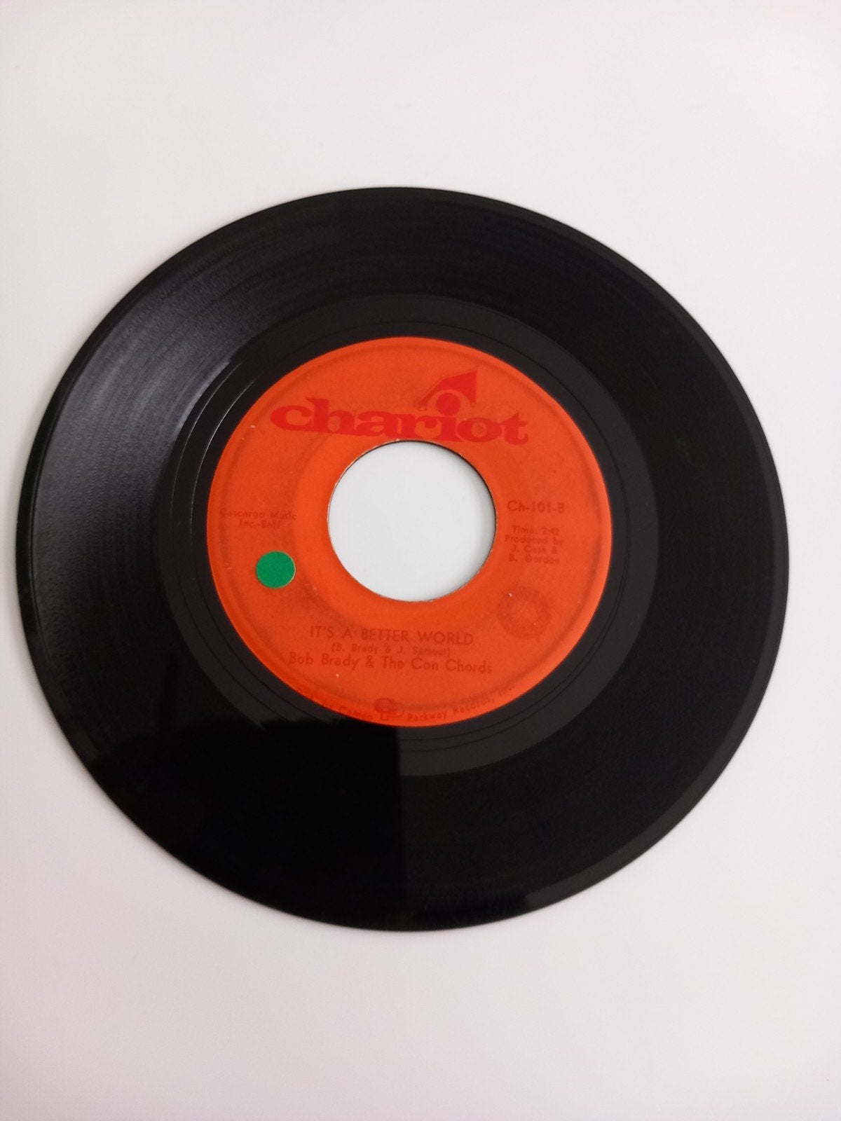 BOB BRADY & THE CON CHORDS. IT'S A BETTER WORLD. R&B US 45T, Ophalen of Verzenden, R&B