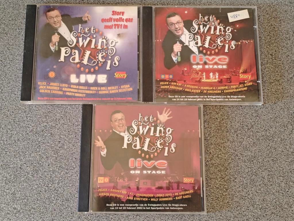 3 cd's van het Swingpaleis, Ophalen of Verzenden, Zo goed als nieuw, Overige genres, Boxset