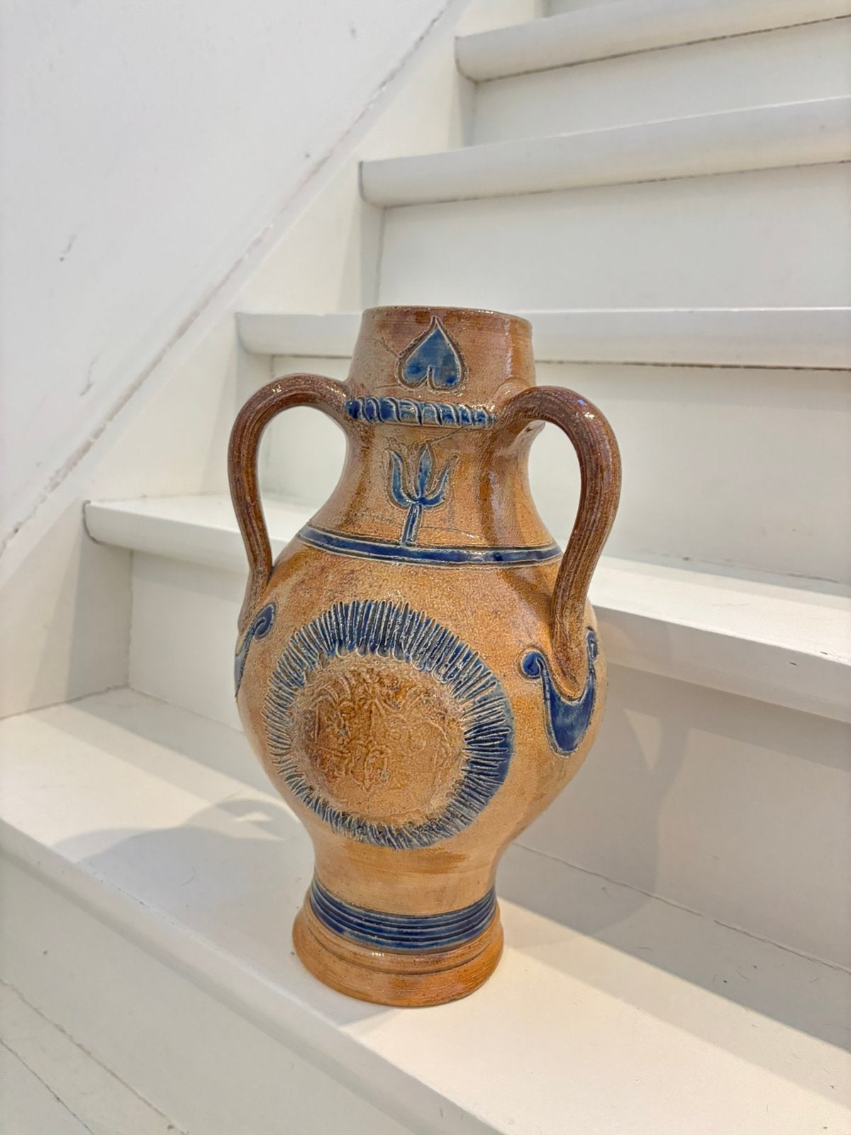 Vase Art Déco (33 cm) — Roger Guérin (Bouffioulx) vers 1930, Antiquités & Art, Enlèvement