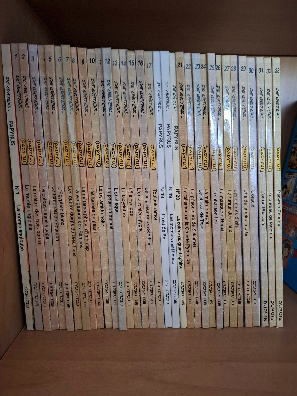 Lot de 33 BD Papyrus TTB, Boeken, Stock en Verzamelingen, Ophalen, Zo goed als nieuw, Overige