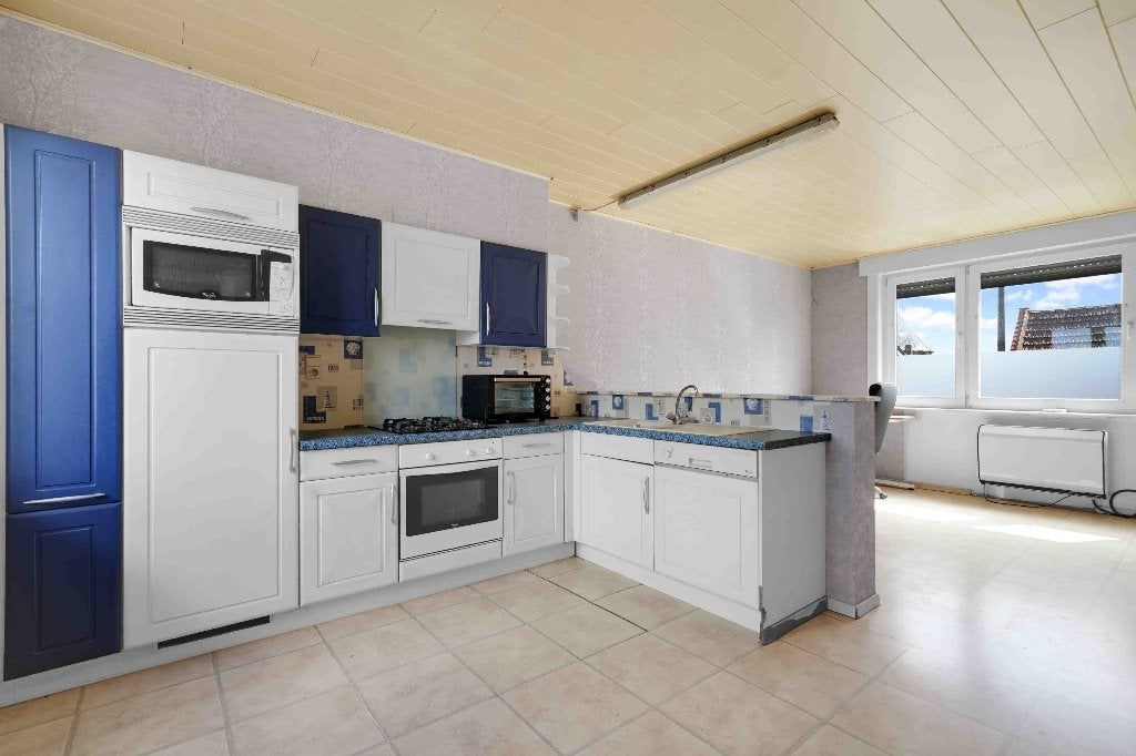 Maison bel-étage avec garage et jardin, Immo, Maisons à vendre, Province de Hainaut, 200 à 500 m², Autres types, F