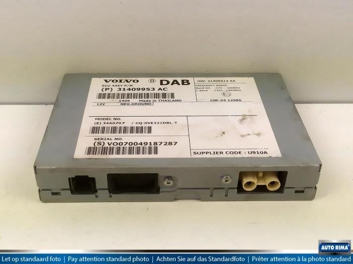 Module radio d'un Volvo V60, -, 3 mois de garantie, Utilisé, -