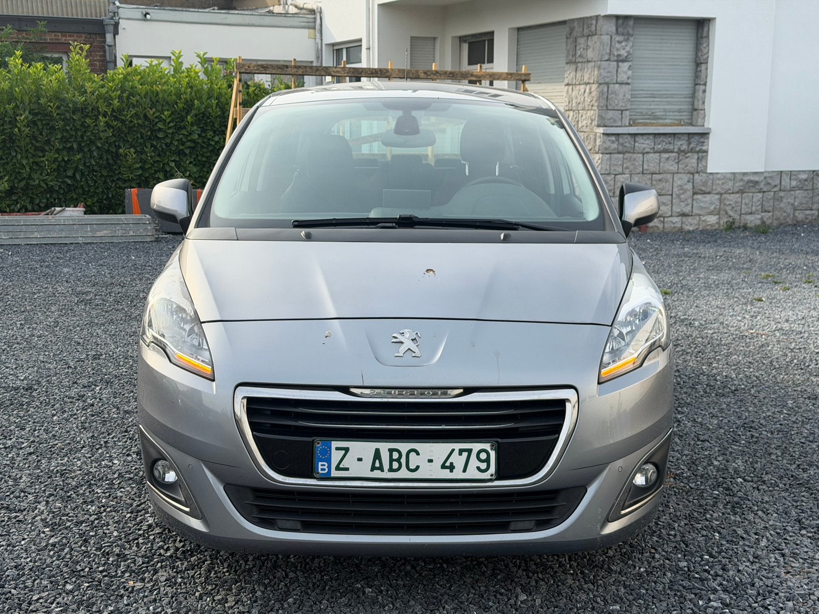 Peugeot 5008 1.6HDI 2015 7 places euro 6b, Autos, Argent ou Gris, Achat, USB, Euro 6
