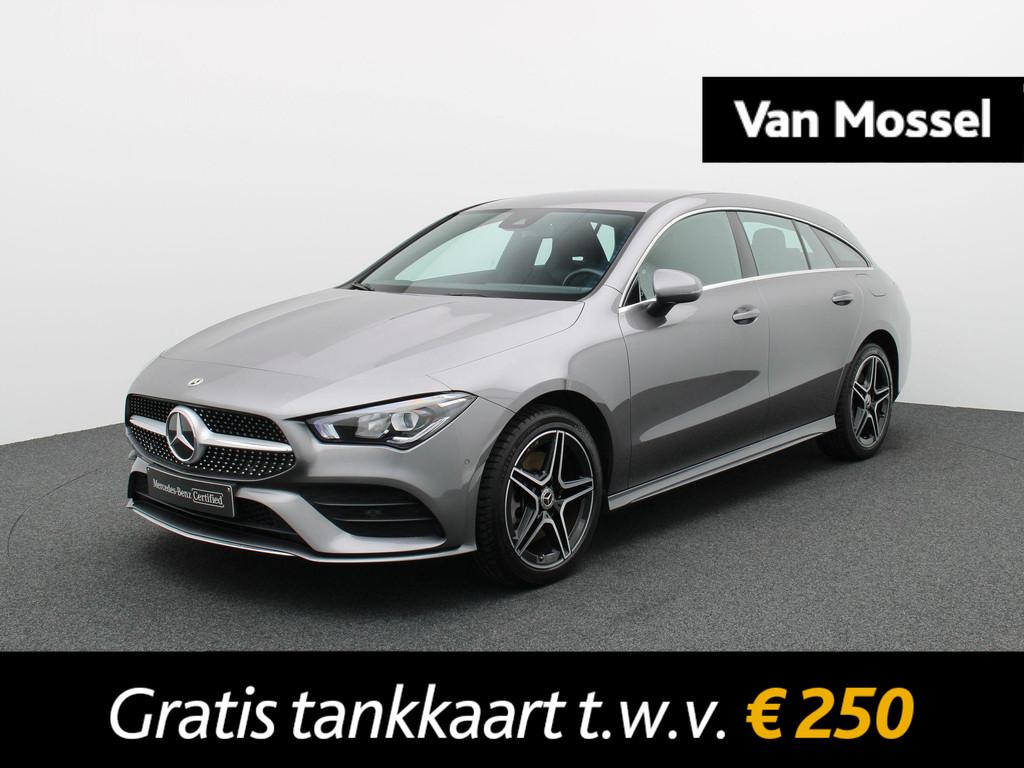 Mercedes-Benz CLA 250 e AMG Line Shooting Brake + CARPLAY +, Auto's, Mercedes-Benz, CLA, Stof, Gebruikt, Zwart