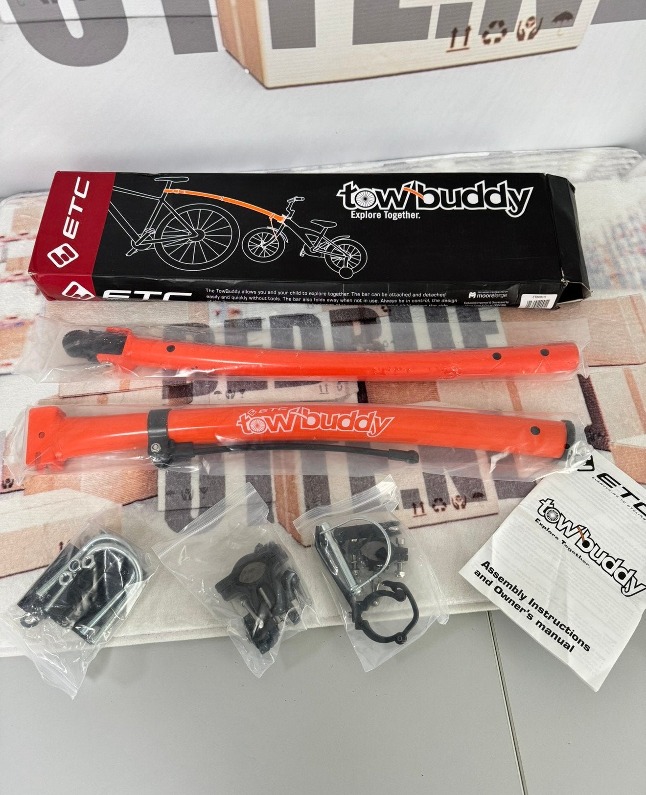 Tige de traction pour vélo enfants ETC TowBuddy,  remorque, Vélos & Vélomoteurs, Enlèvement ou Envoi, Neuf, Vélo suiveur