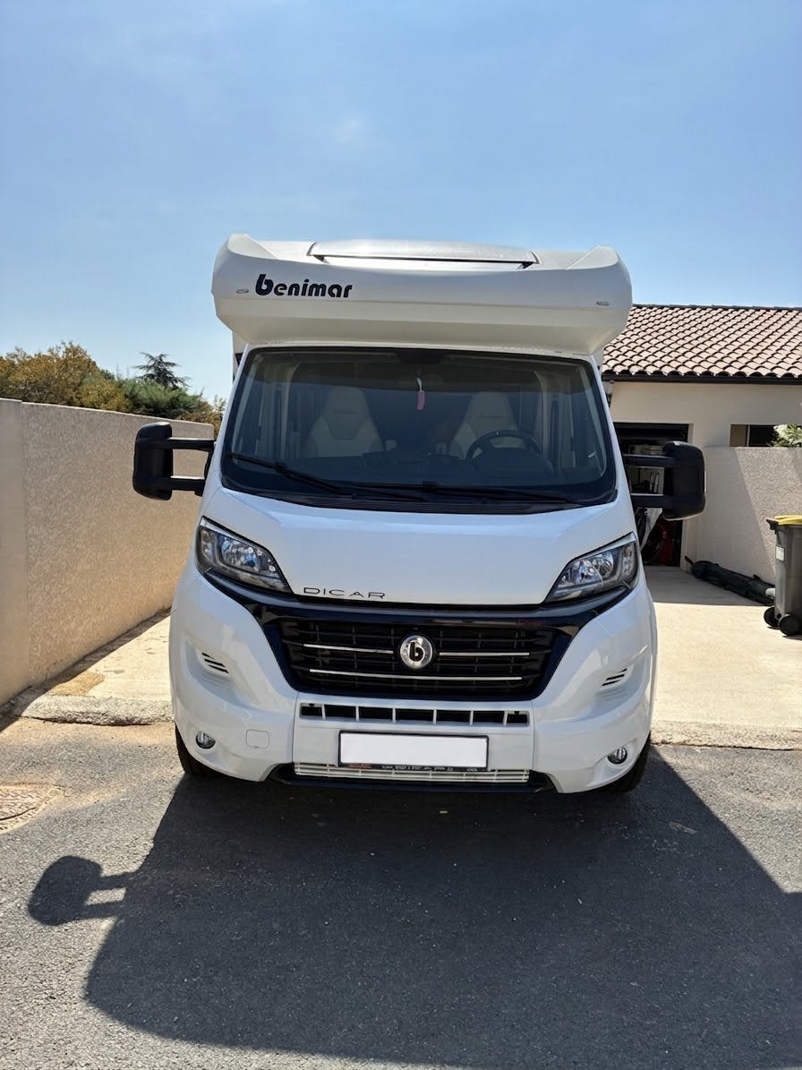 Benimar Mileo 287 – 2020 – 60.000 km  – Nombreux équipements, Jusqu'à 4, 6 à 7 mètres, Toilette à cassette, Fiat