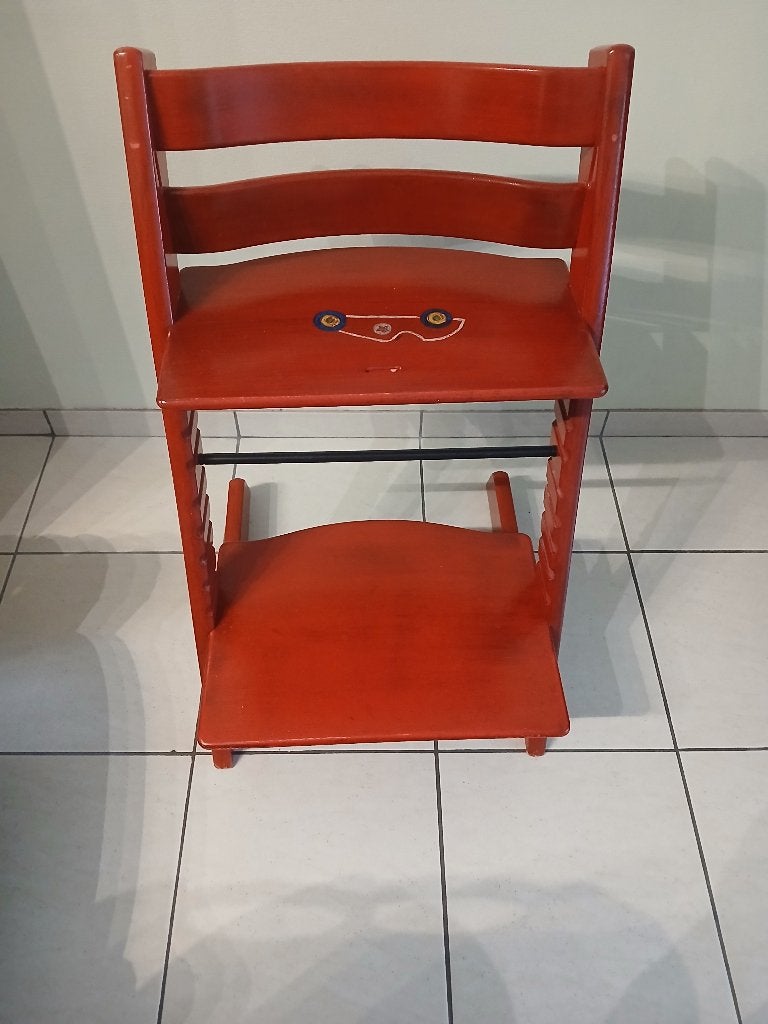 Trip trap stokke, Ophalen, Gebruikt, Meegroeistoel, Aanschuifbaar