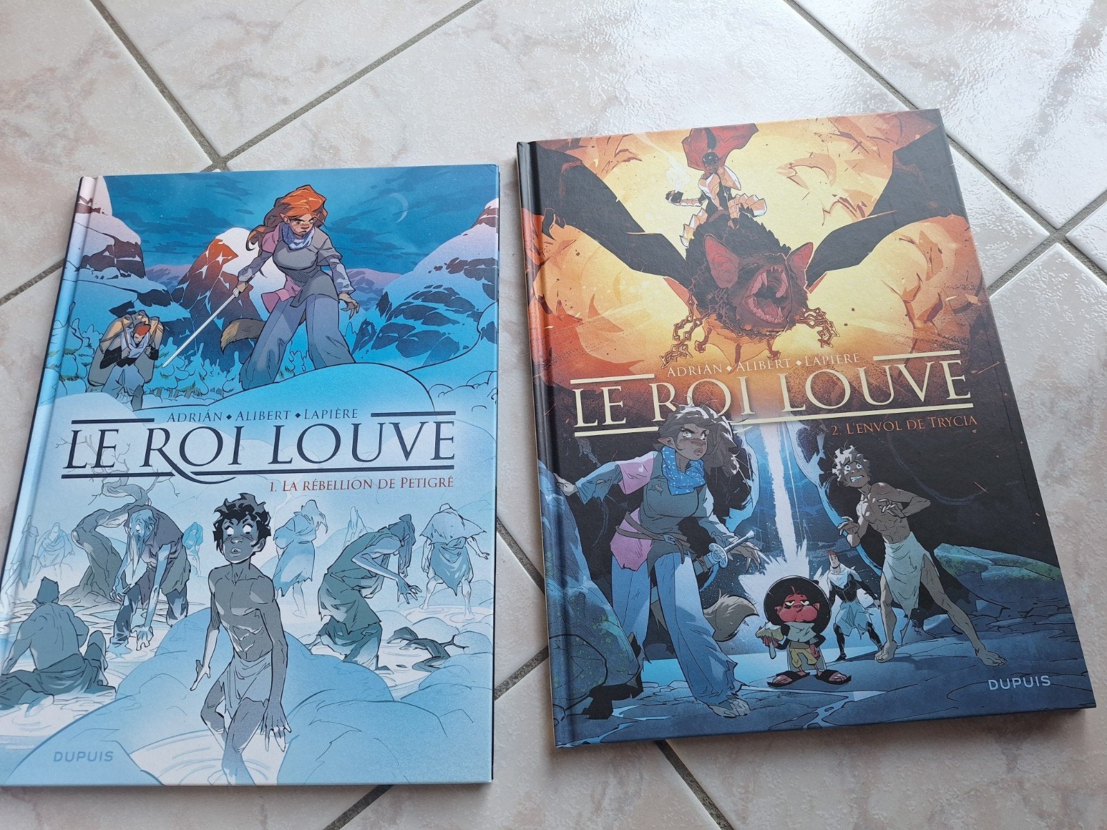 Lot de 2 Bd Le Roi Louve 1,2 Premières éditions pour 14€, Plusieurs BD, Enlèvement, Comme neuf