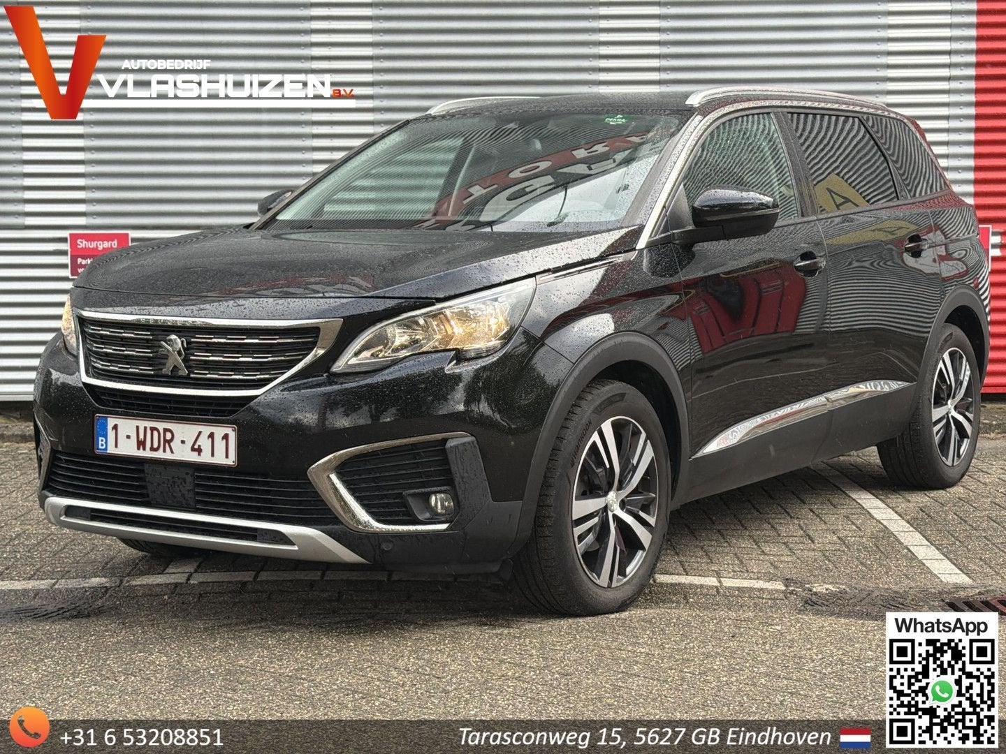 Peugeot 5008 1.5 BlueHDI Allure Pack Business | € 8.200,- NE, Auto's, Parkeersensor, Zwart, SUV of Terreinwagen, Te koop