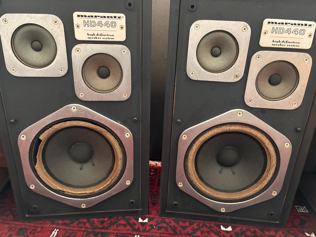 Vintage Marantz Speakers, Ophalen, Gebruikt, Front, Rear of Stereo speakers, Overige merken
