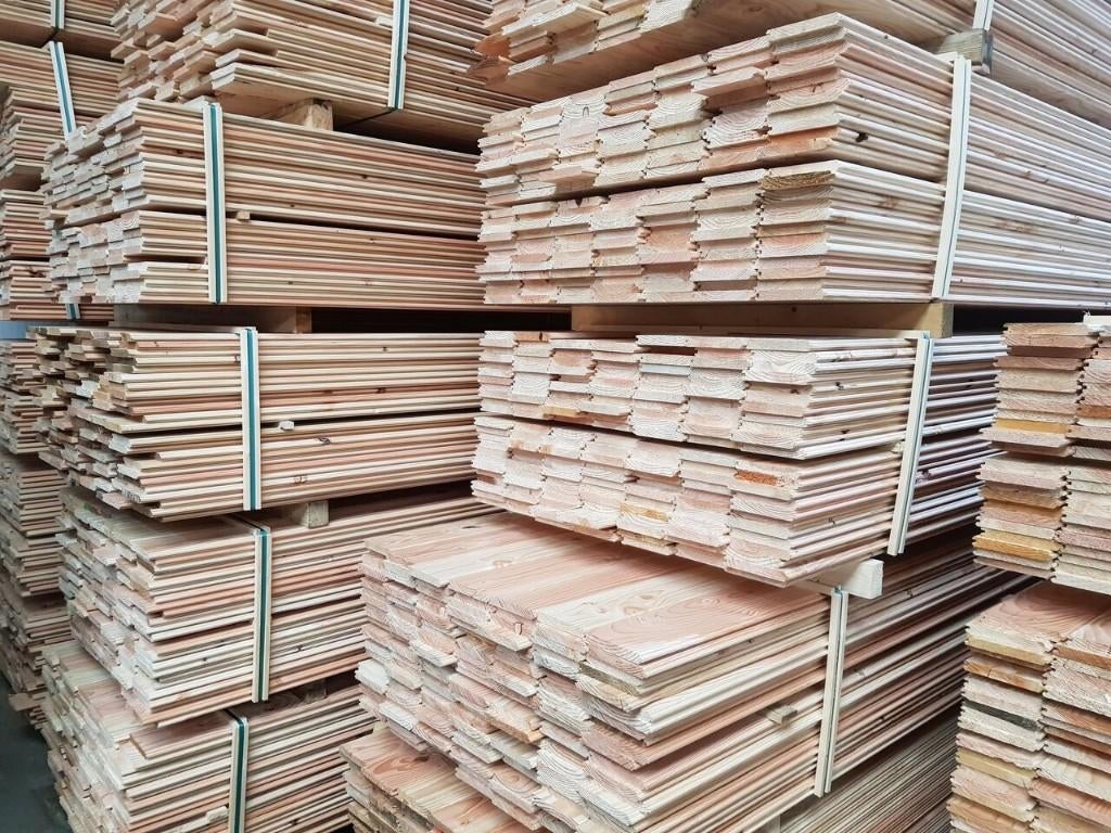 RESTPARTIJEN; 110M2 MASSIEVE DOUGLAS VLOER LANGE LENGTES!, Ophalen