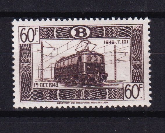 Belgique Timbres chemins de fer 1949 TR321A **, Neuf, Non oblitéré, Trains, Envoi