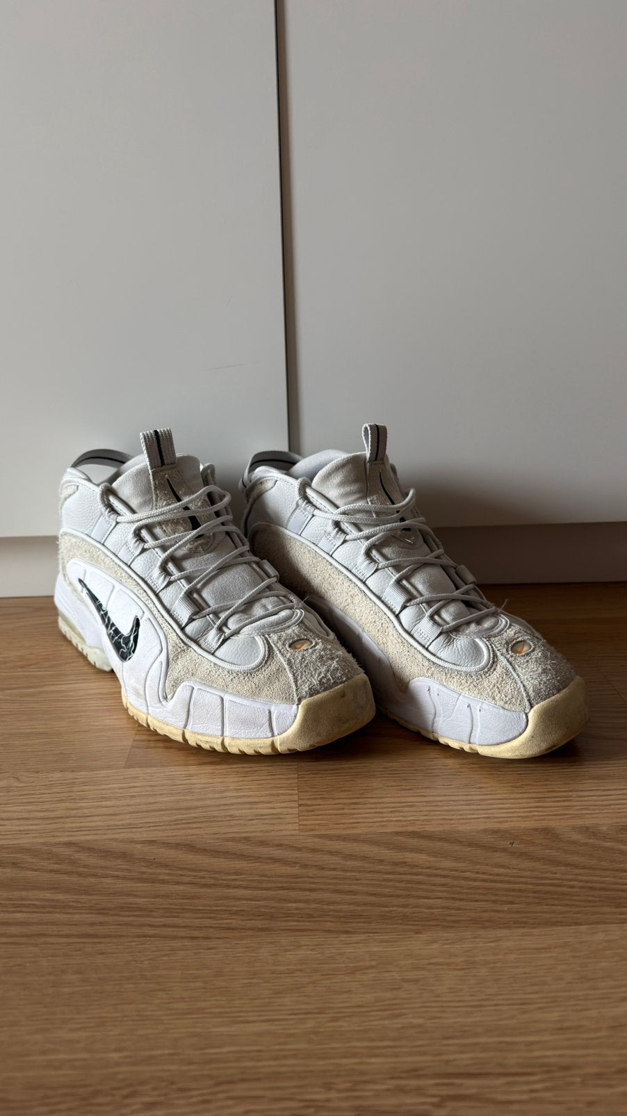 Nike Air Uptempo Sneakers Beige Size 45 EU, Enlèvement, Comme neuf, Baskets