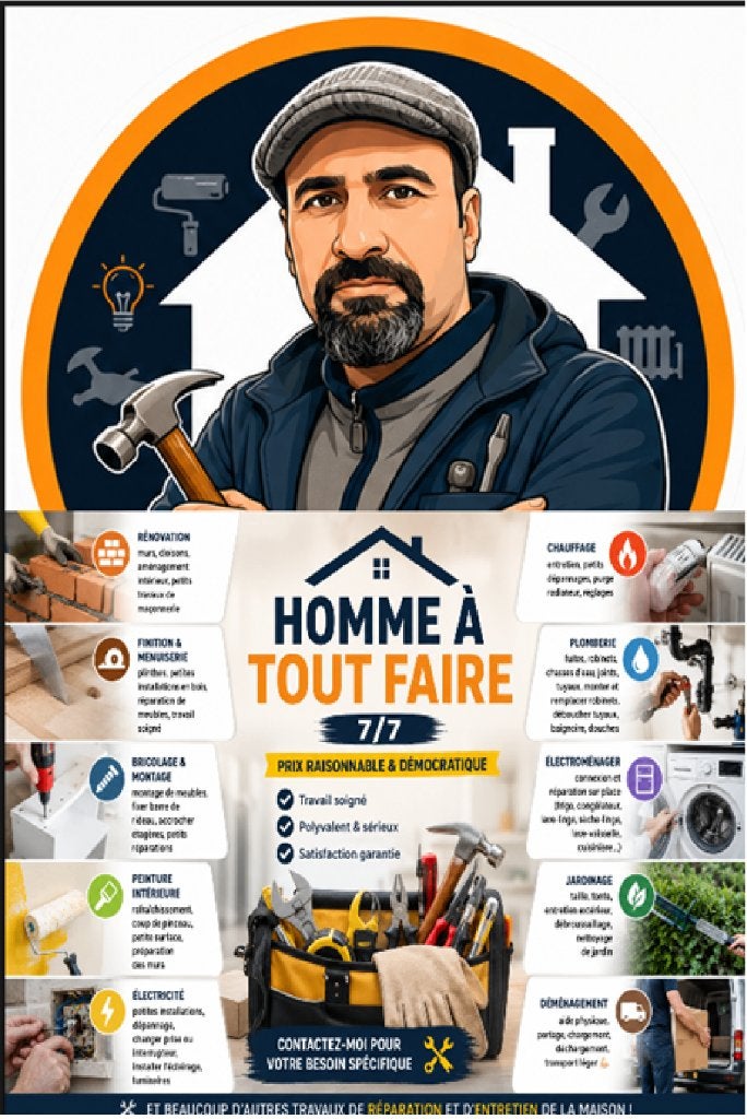 Homme à Tout Faire – 7/7 – Prix Raisonnable, Bricolage & Construction, Enlèvement, Neuf, Tableau électrique