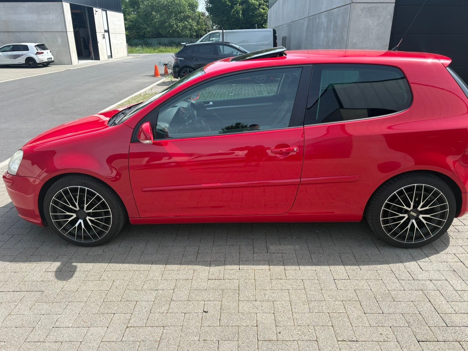 Volkswagen golf 5, Autos, Rouge, Achat, Boîte manuelle, Essence