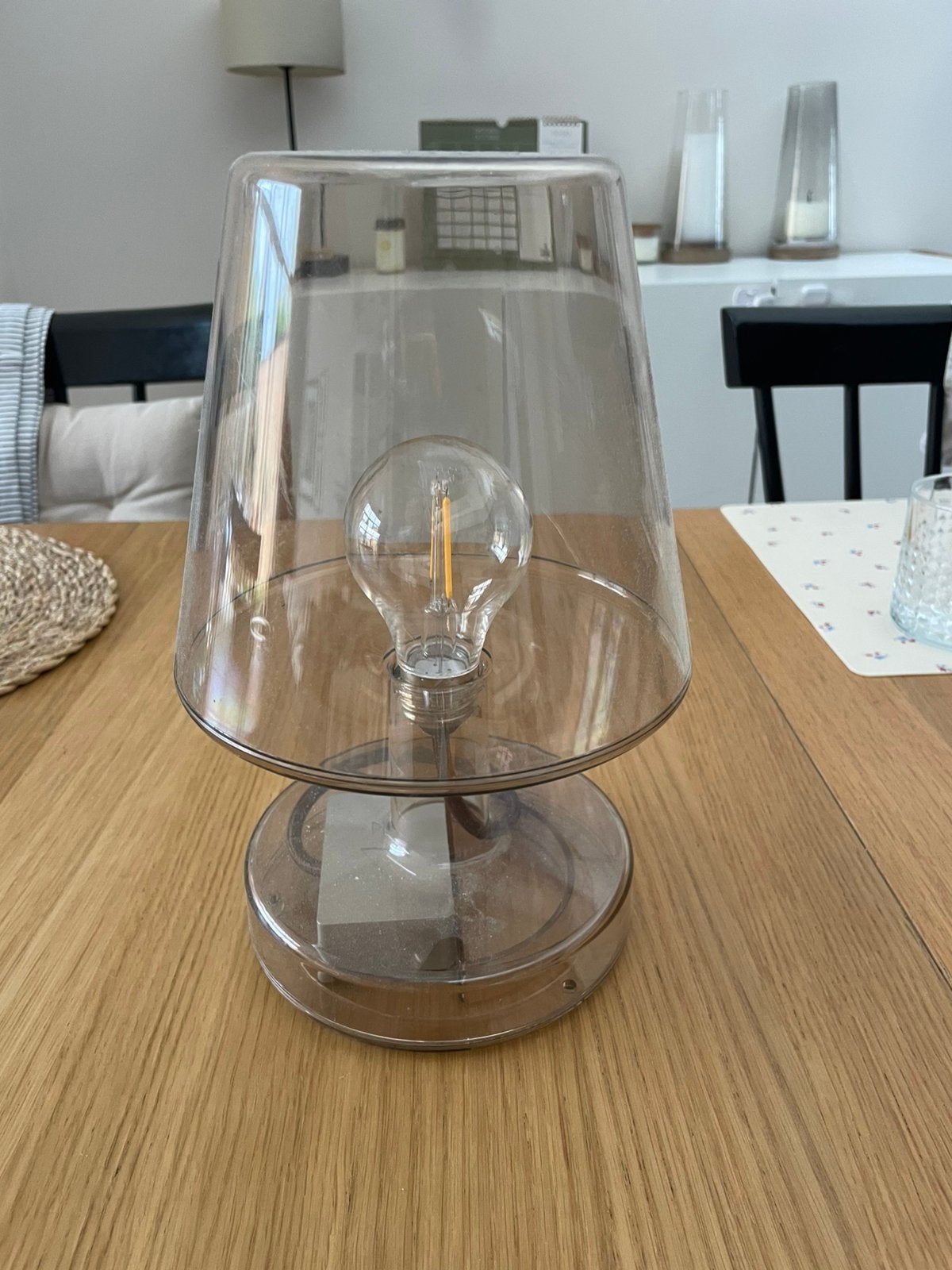 Lampe fatboy (faux contact) - a donner, Plastique, Enlèvement, Utilisé
