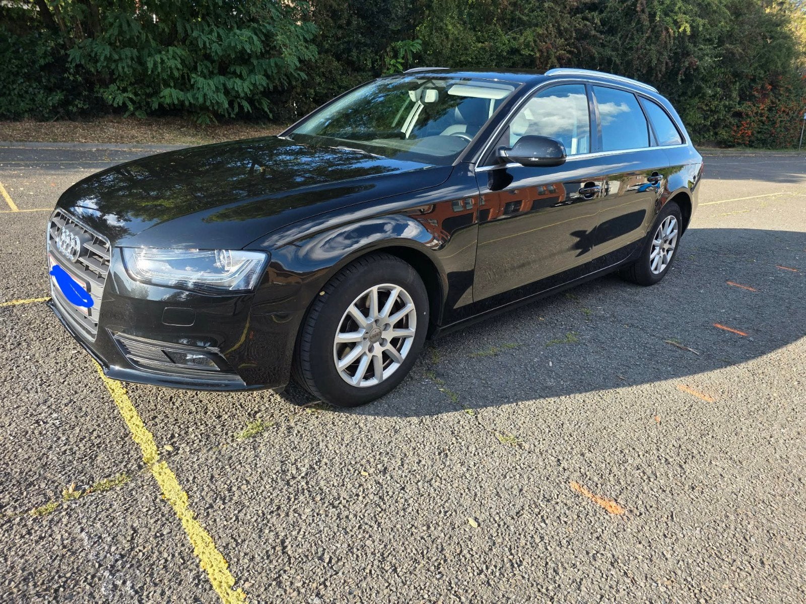 Audi A4 2.0l 150pk automaat 68.000km euro6, Automaat, Dealer onderhouden, A4, Zwart