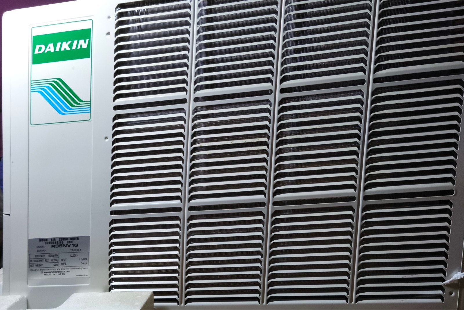 Volledige airco - exterieur en interieur, Ophalen