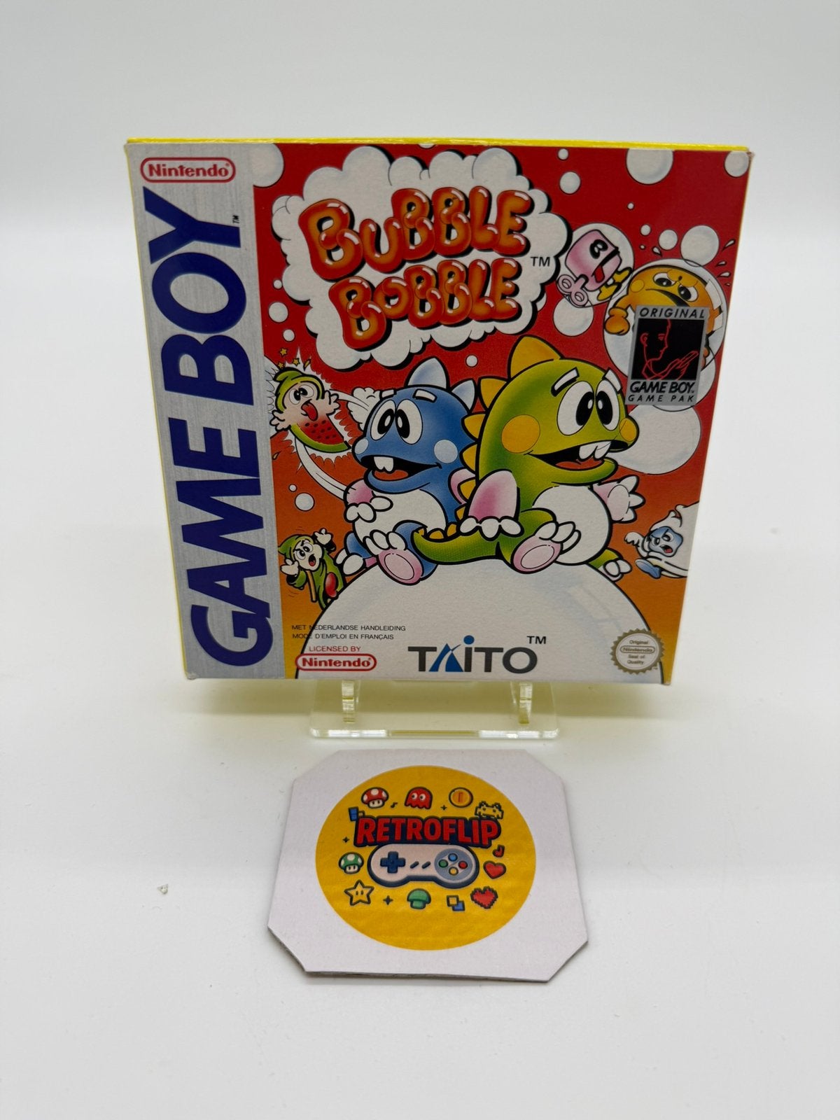 Bubble Bobble Nintendo Gameboy Complet - PAL FAH, Games en Spelcomputers, Games | Nintendo Game Boy, Gebruikt, Avontuur en Actie