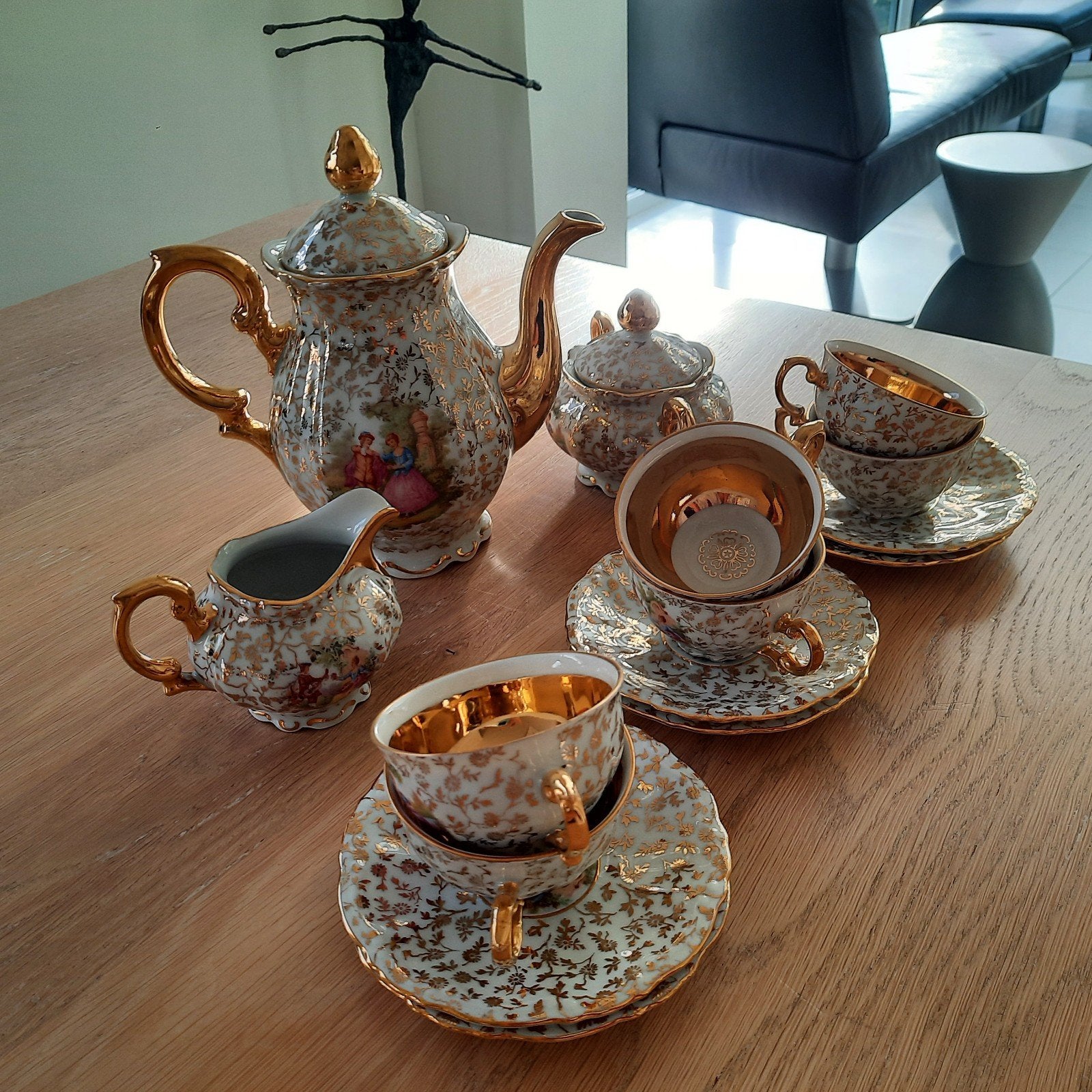 vintage theeservies, Ophalen