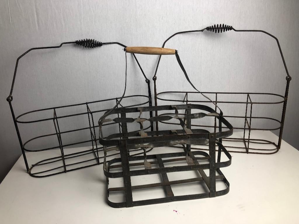 Oude flessendragers, Antiek en Kunst, Ophalen of Verzenden