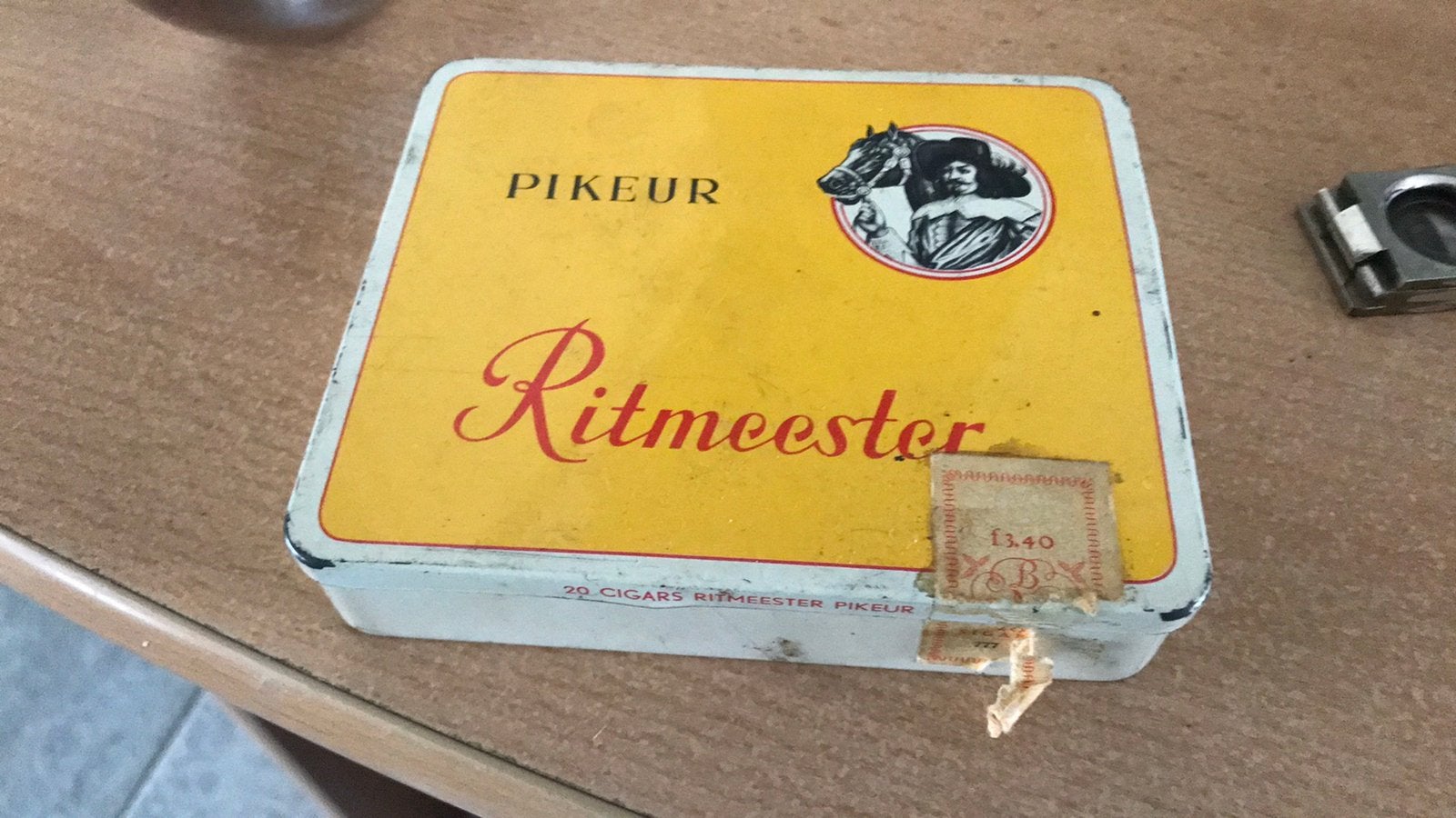 Sigarendoos Ritmeester, Verzamelen, Ophalen of Verzenden, Zo goed als nieuw
