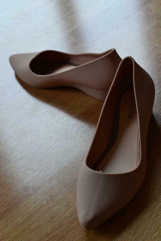 nieuwe pumps met slee hak, Verzenden, Beige, Pumps