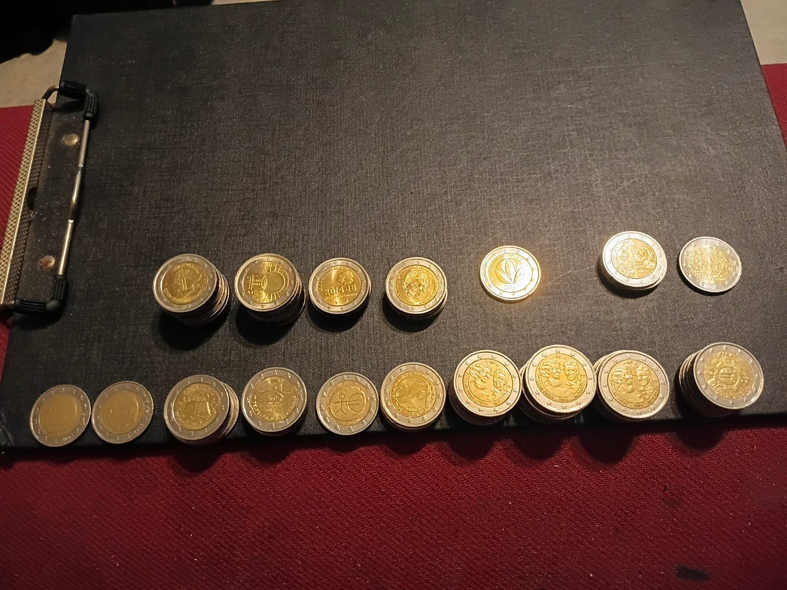 15 verschillende 2 euromunten België, Enlèvement, Belgique, 2 euros