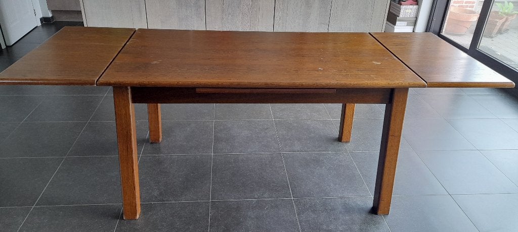 keukentafel hout uitrekbaar, Ophalen, Gebruikt, 50 tot 100 cm, Vijf personen of meer