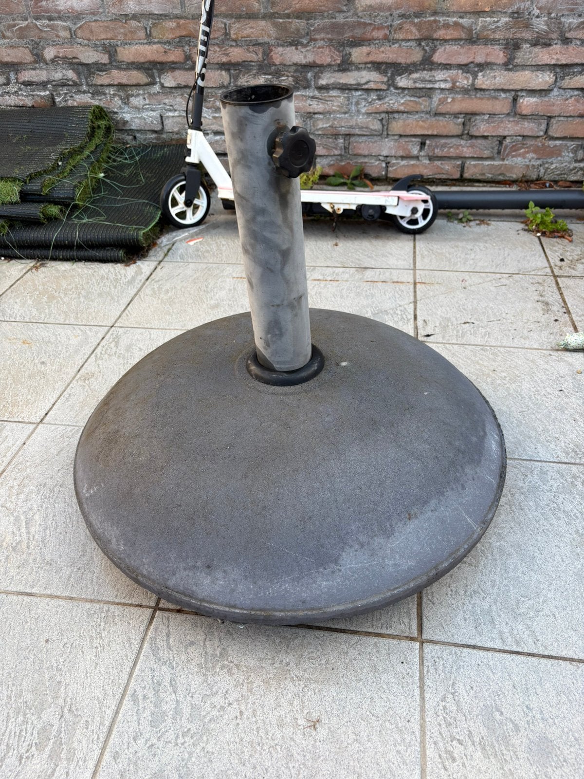 Parasol voet, Tuin en Terras, Parasols, Ophalen, Zo goed als nieuw, Parasolvoet