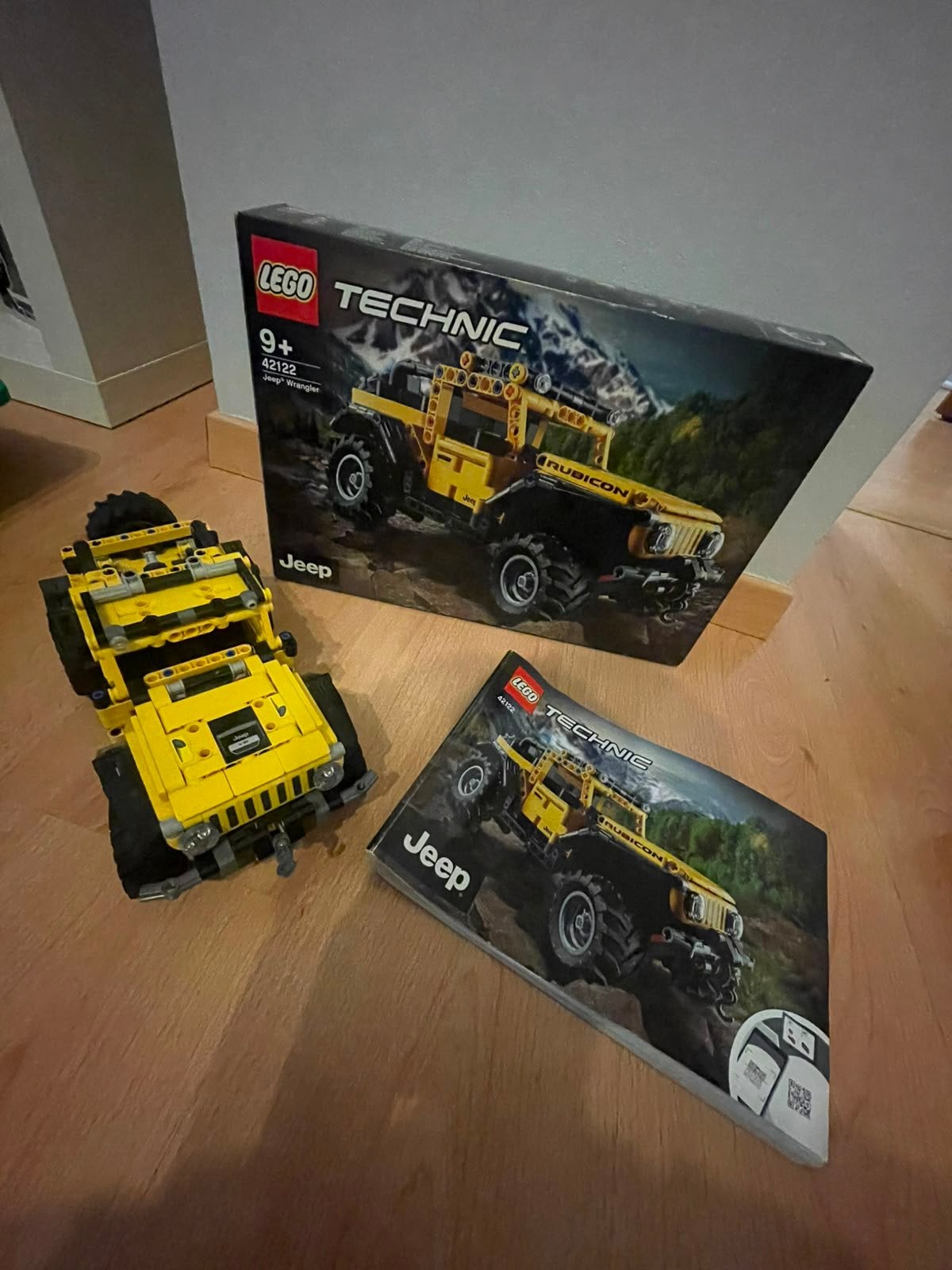 Lego technic 42122 jeep Wrangler, Ophalen, Lego, Zo goed als nieuw, Compleet